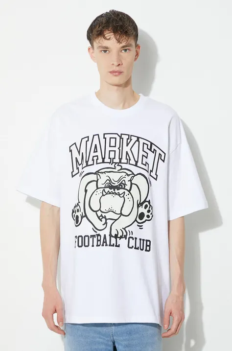 Market tricou din bumbac Offensive Line Uv T-Shirt barbati, culoarea alb, cu imprimeu, 399001776