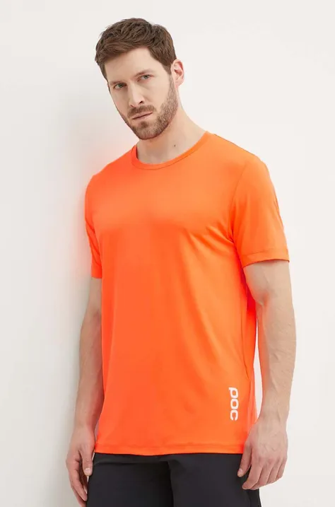 Велосипедная футболка POC Reform Enduro Light цвет оранжевый однотонная