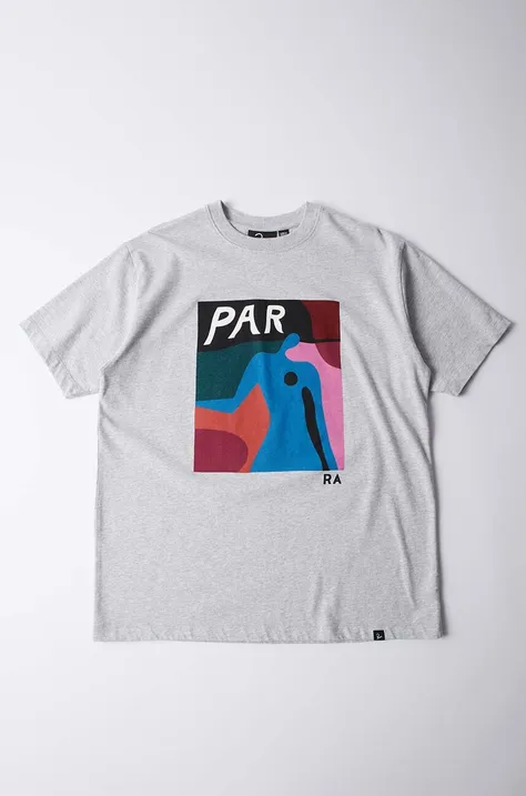 by Parra t-shirt in cotone Ghost Caves uomo colore grigio 51100