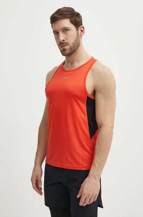 Μπλουζάκι για τρέξιμο Reebok χρώμα: κόκκινο, 100076417