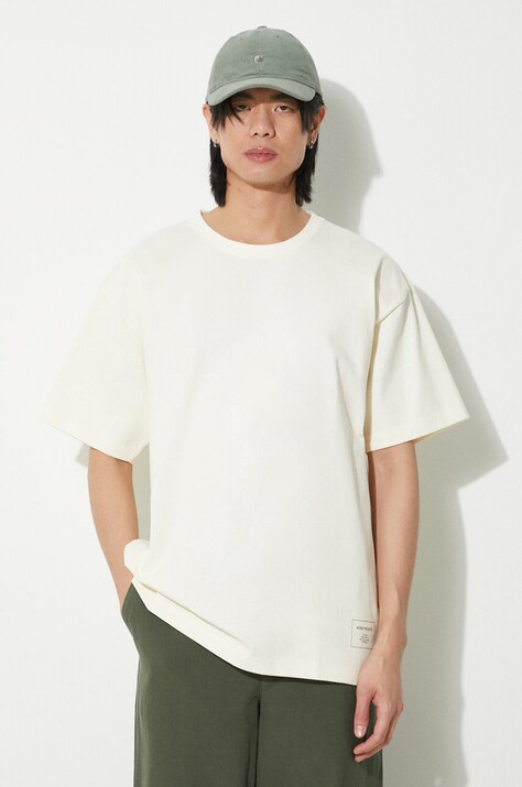 Norse Projects cotton t-shirt Simon Loose Printed men’s beige color with a print N01.0656.0957