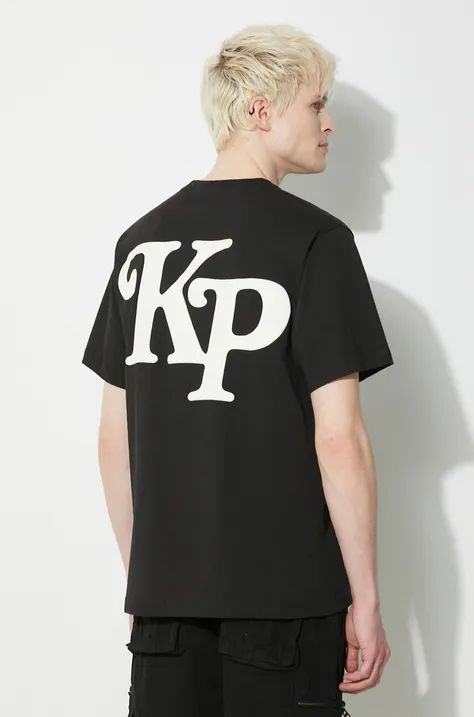 Pamučna majica Kenzo by Verdy za muškarce, boja: crna, s tiskom, FE55TS1914SY.99J
