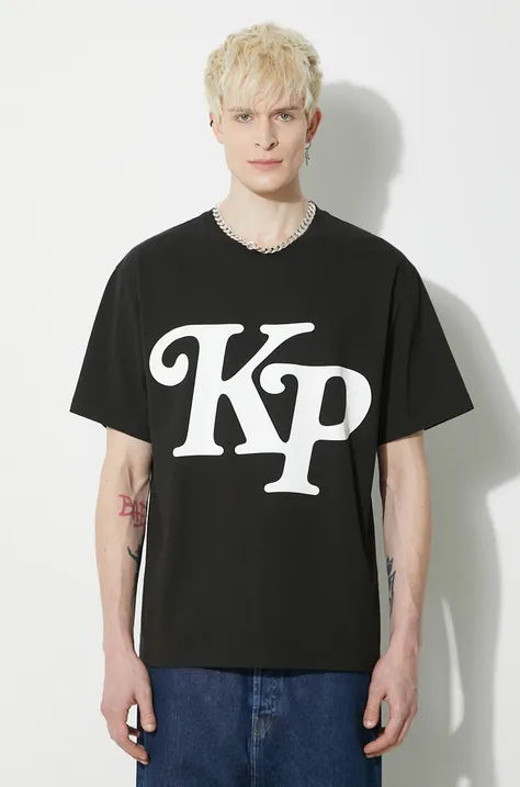 Bavlněné tričko Kenzo by Verdy černá barva, s potiskem, FE55TS1414SY.99J