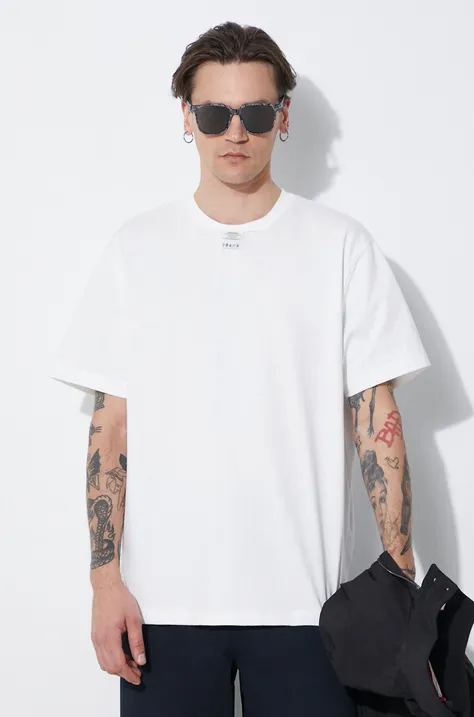 Ader Error t-shirt Langle men’s white color smooth BN01SSTS0108