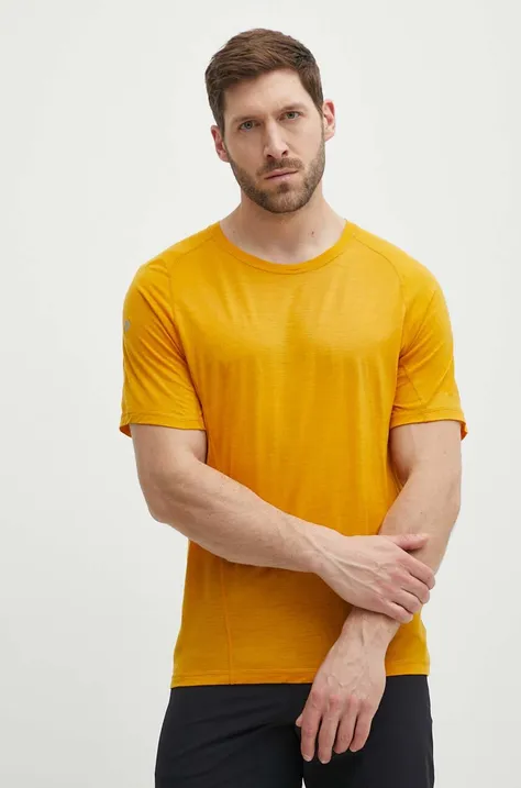 Αθλητικό μπλουζάκι Smartwool Active Ultralite χρώμα: πορτοκαλί, 16544