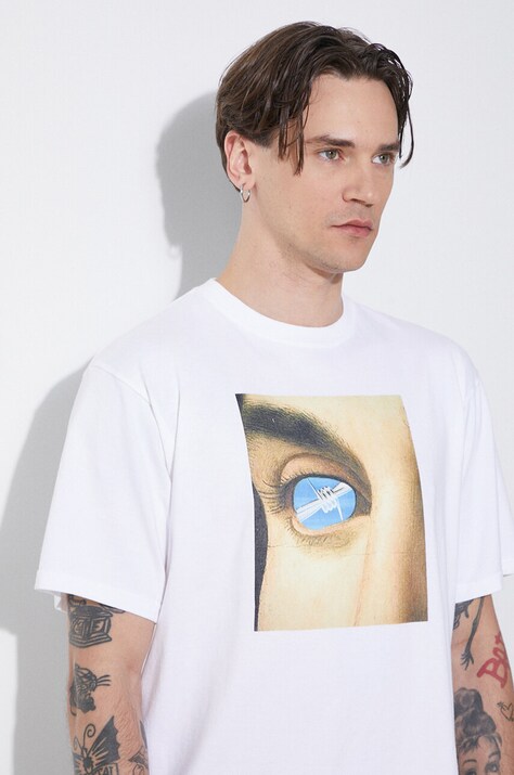 Undercover cotton t-shirt men’s white color with a print UC1D3808
