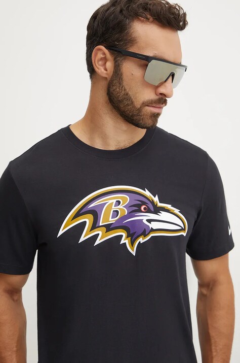 Бавовняна футболка Nike Baltimore Ravens чоловіча колір чорний з принтом N199-00A-8G-CLH