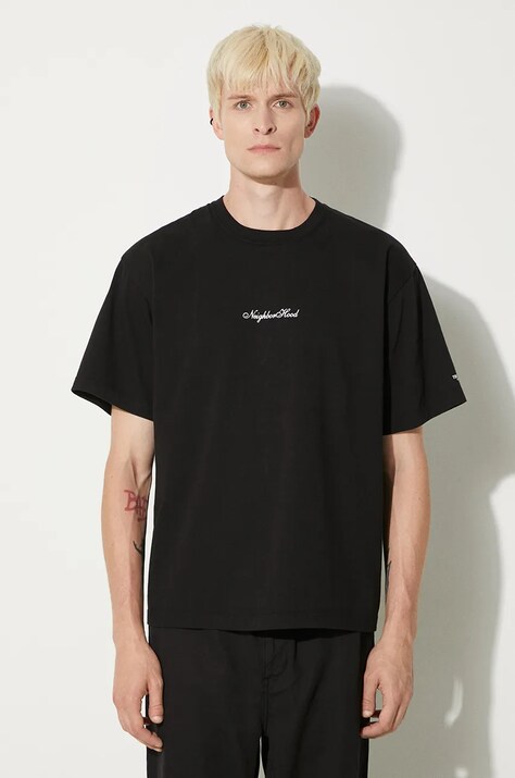 NEIGHBORHOOD t-shirt Tee SS-8 uomo colore nero 241PCNH.ST08