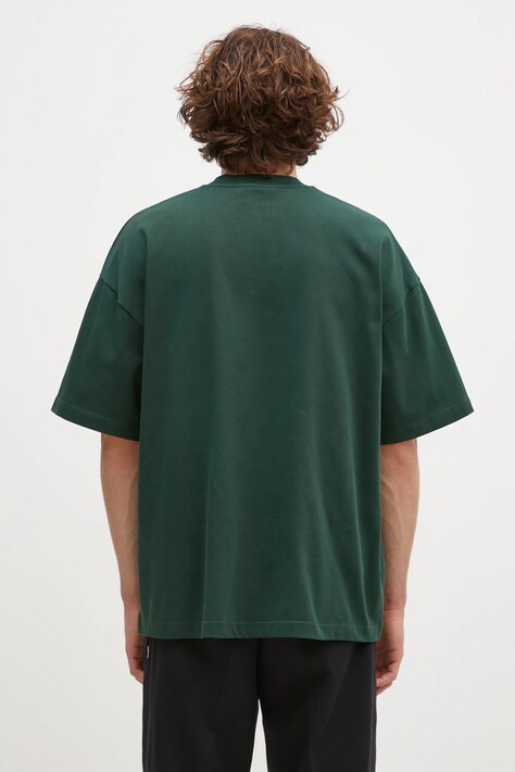 MKI MIYUKI ZOKU t-shirt bawełniany Uniform męski kolor zielony z nadrukiem UNIFORM.TSHIRT