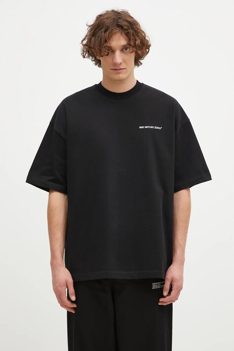 MKI MIYUKI ZOKU t-shirt in cotone Uniform uomo colore nero UNIFORM.TSHIRT