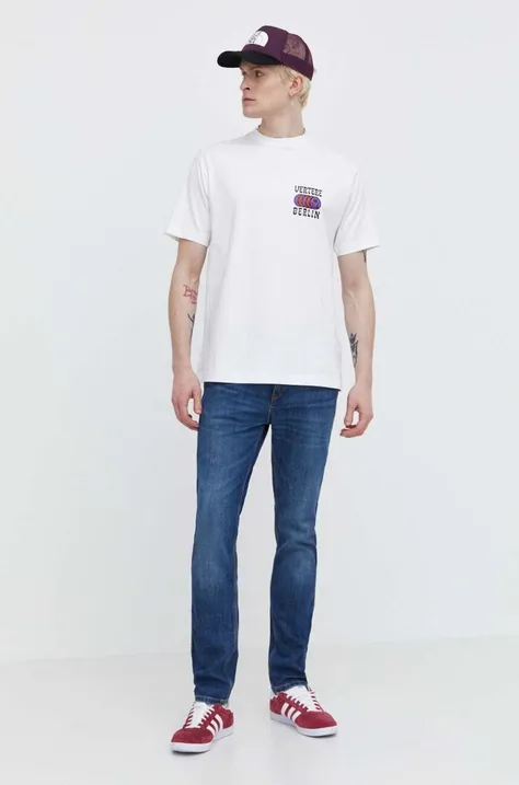 Βαμβακερό μπλουζάκι Vertere Berlin χρώμα: άσπρο, VER T225
