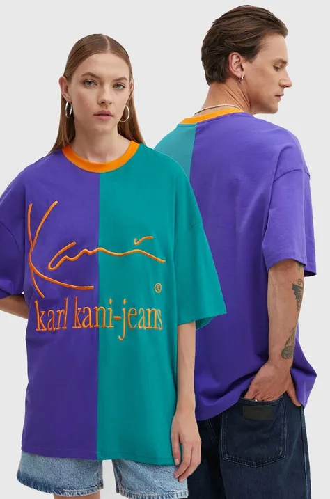 Bavlnené tričko Karl Kani vzorované, 6060235