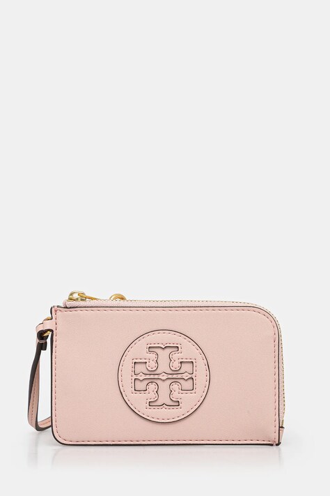 Πορτοφόλι Tory Burch Ella χρώμα: ροζ, 157506.655