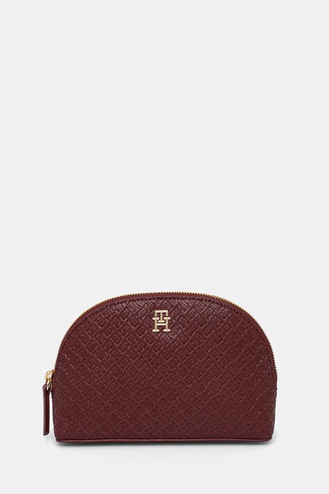 Косметичка Tommy Hilfiger колір бордовий AW0AW17339