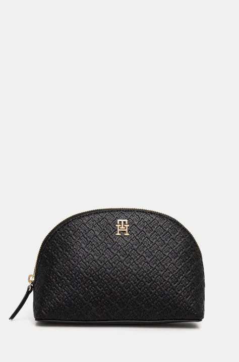 Tommy Hilfiger portfard culoarea negru, AW0AW17339