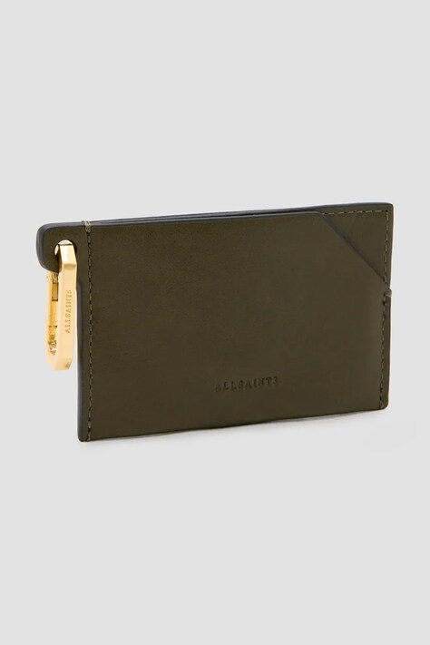 Шкіряний чохол на банківські карти AllSaints HEX CARDHOLDER — фото 2