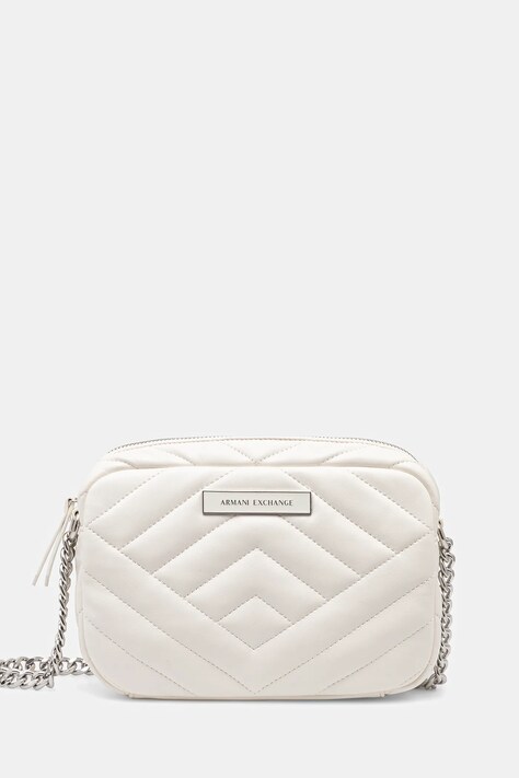 Kabelka Armani Exchange bílá barva, 949158 4R742