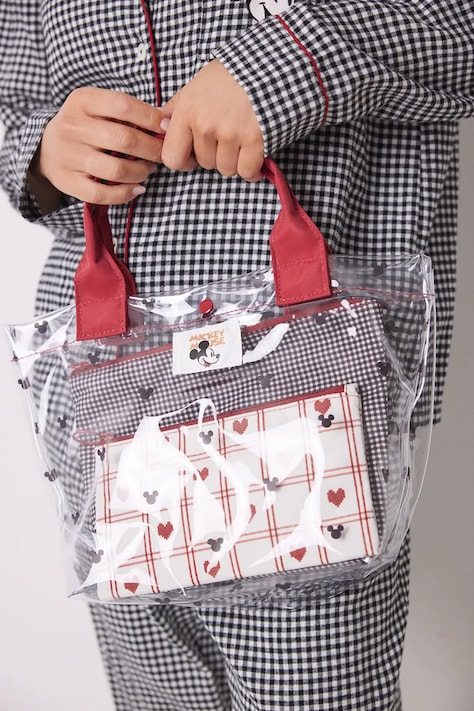 Sada kosmetických tašek women'secret SNOOPY 3-pack červená barva, 4848833