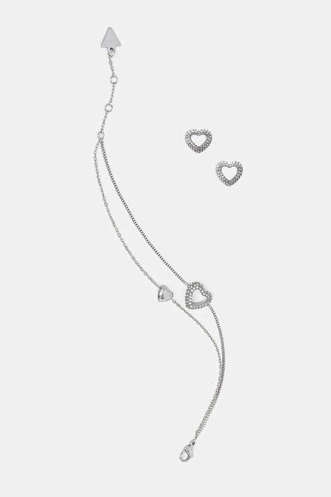 Náramek a náušnice Guess BELOVED JUBS05 075JW