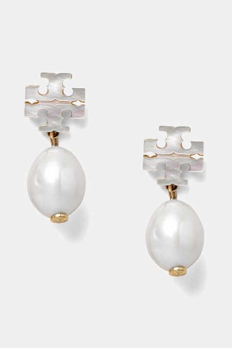 Náušnice Tory Burch Kira Mother of Pearl 168009-700