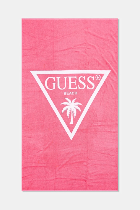 Памучна кърпа Guess в розово E5GZ14 SG00P