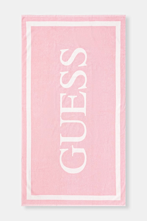 Guess törülköző pamut rózsaszín E5GZ13 SG00P