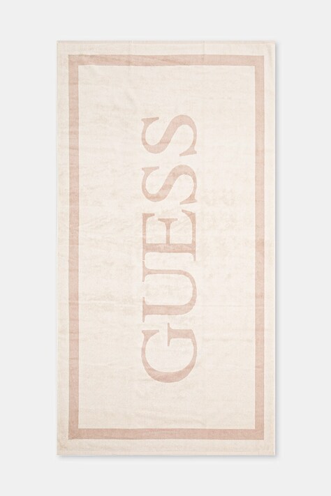 Памучна кърпа Guess в бежово E5GZ13 SG00P