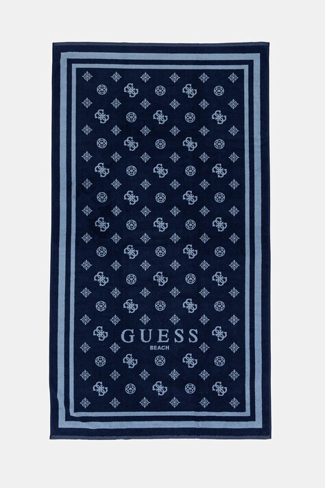 Guess asciugamano con aggiunta di lana colore blu navy E5GZ08 SG00P