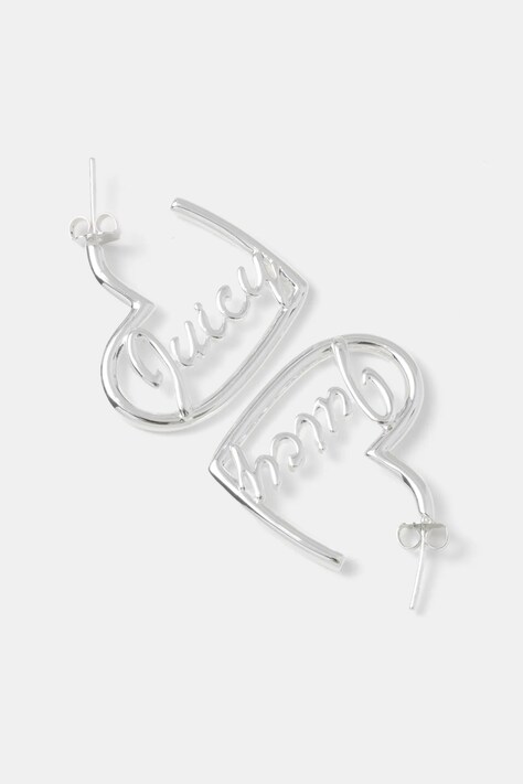 Сережки Juicy Couture JUICY HEART LARGE HOOP EARRINGS JCJHE124011