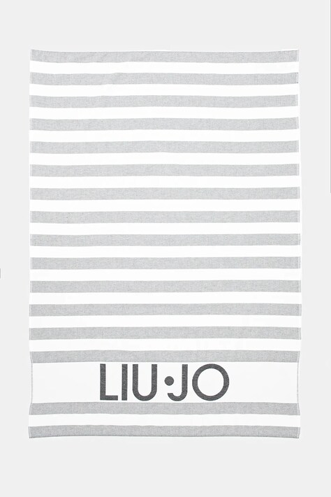 Liu Jo pamut strandtörölköző szürke, VA5198.T0300