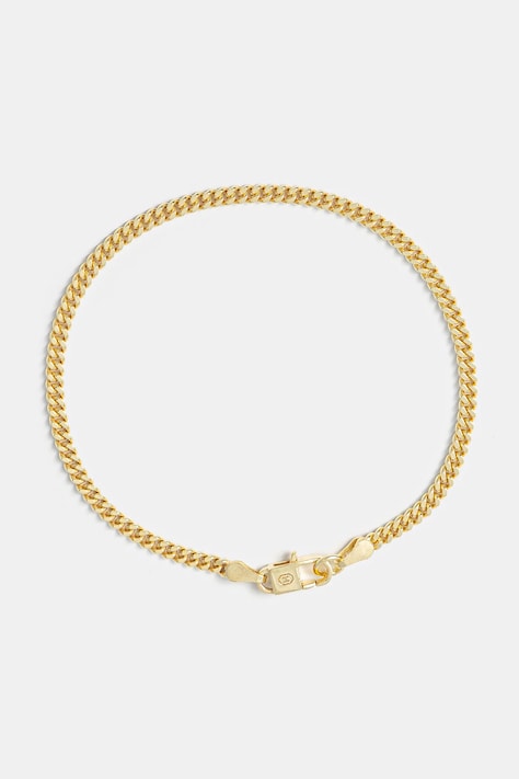 HATTON LABS bransoletka Classic Cuban Bracelet S damska HL-W4-358-GL