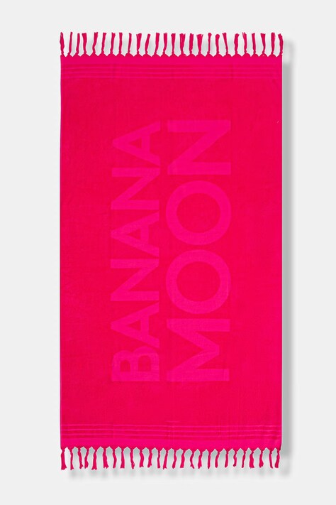 Banana Moon ręcznik bawełniany Towely 100 x 180 cm kolor różowy POPSY.TOWELY