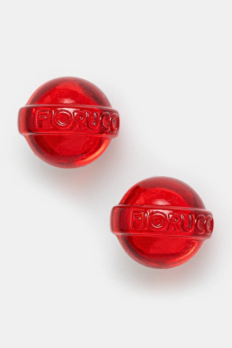 Naušnice na klipse Fiorucci Mini Lollipop U01FPAJE145PT01RD01