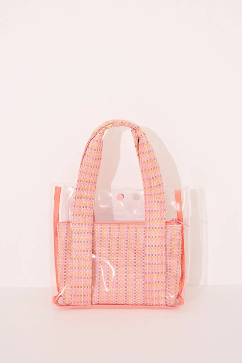 Комплект козметични чанти women'secret (3 броя) в лилаво 4849241