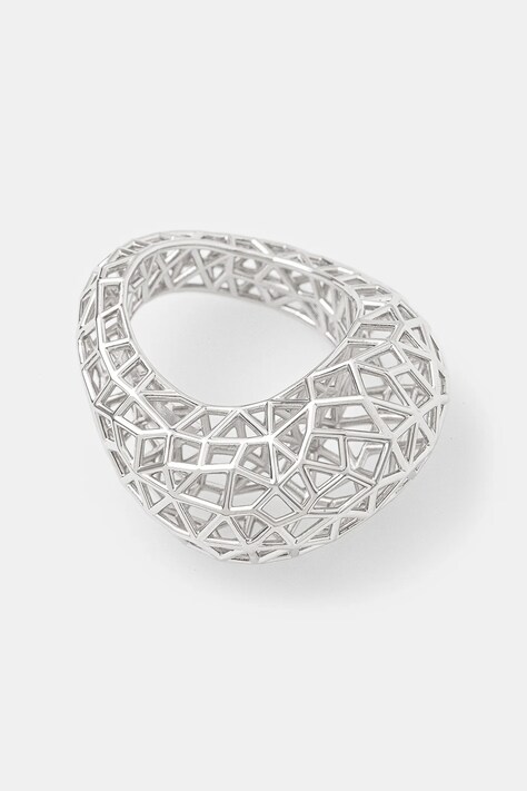 Tom Wood silver ring Maze Ring 101413
