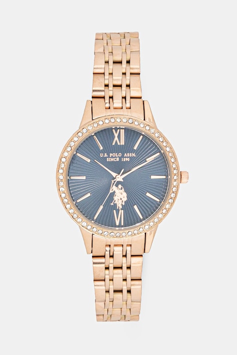 Ρολόι U.S. Polo Assn. FAITH χρώμα: χρυσαφί, USP5970RG