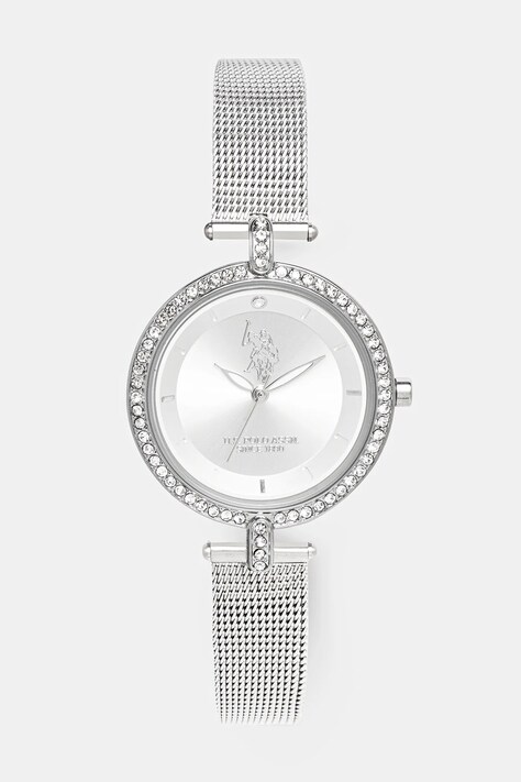 U.S. Polo Assn. zegarek NATALIE damski kolor srebrny USP8181ST