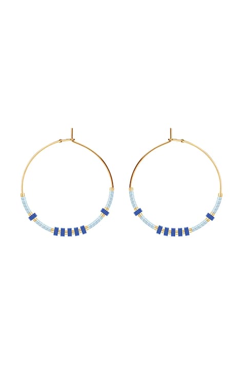 Επιχρυσωμένα σκουλαρίκια Lilou 252/35/KOL/MIXKAM/NIE/PO