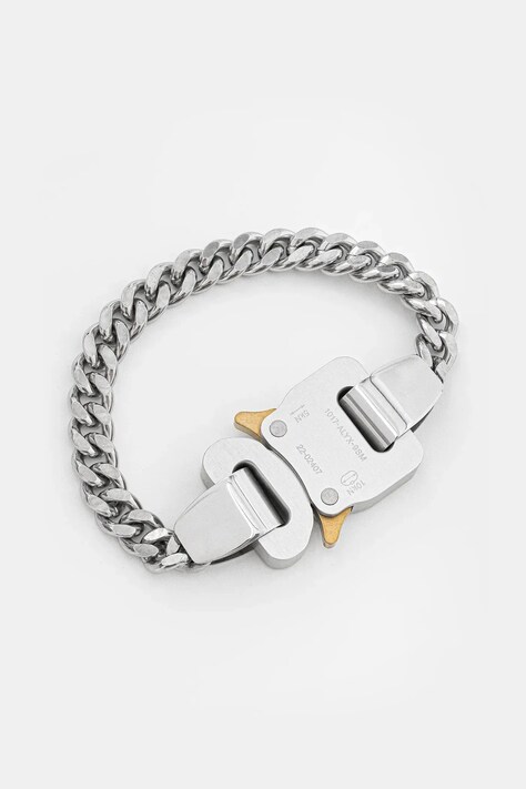 1017 ALYX 9SM bransoletka metal buckle bracelet damska AAUJW0235OT01