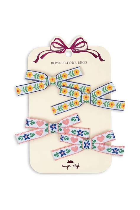 Παιδικά κλιπ μαλλιών Konges Sløjd 4 PACK MINI BOW HAIR CLIPS 4-pack KS102797