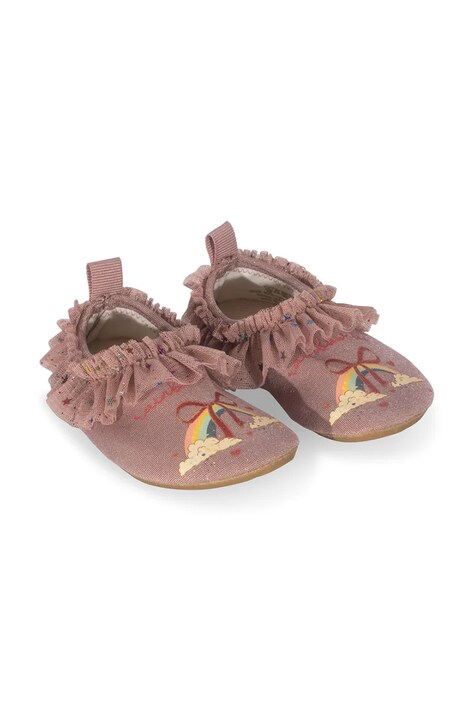 Konges Sløjd pantofi de apă pentru copii SPARKY SWIMSHOES culoarea roz, KS102854