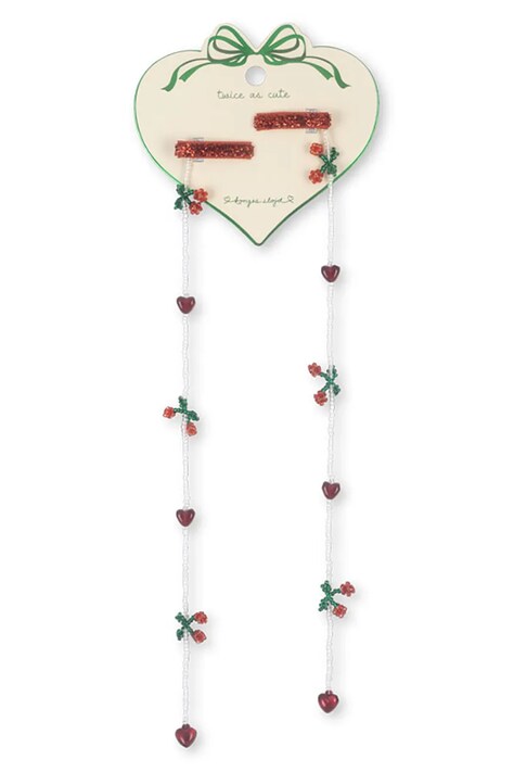 Παιδικά κλιπ μαλλιών Konges Sløjd 2 PACK PEARLY TASSEL HAIR CLIP KS103225
