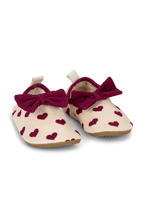 Konges Sløjd pantofi de apă pentru copii BOWIE SWIM SHOES culoarea bej, KS103341