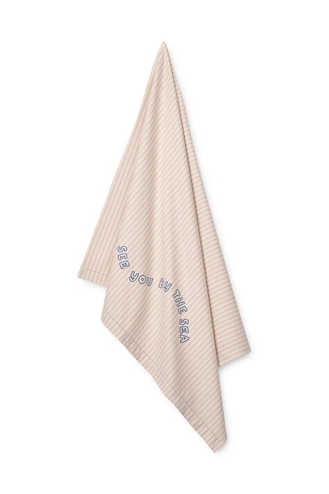Liewood prosop din bumbac pentru copii Paige Beach Towel culoarea portocaliu, LW19680