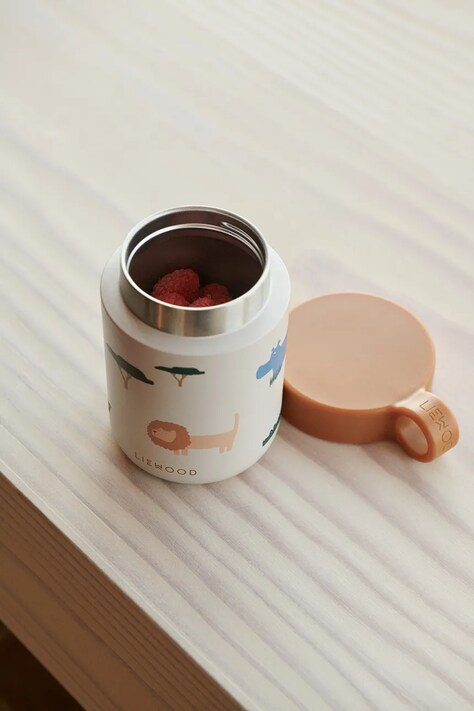 Liewood bébiétel tartály Kiani Printed Food Jar LW19960