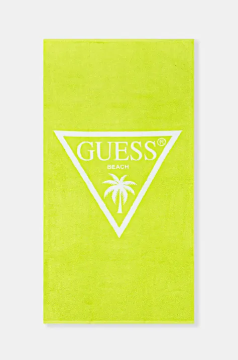 Guess asciugamano con aggiunta di lana colore verde H5GZ05 SG00P