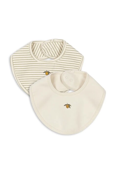 Dětský podbradník Konges Sløjd BASIC 2 PACK BIB 2-pack KS102251