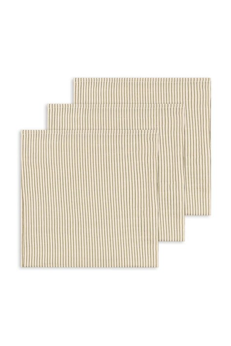 Детская пеленка Konges Sløjd 3 PACK MUSLIN CLOTH GOTS 3 шт KS102361