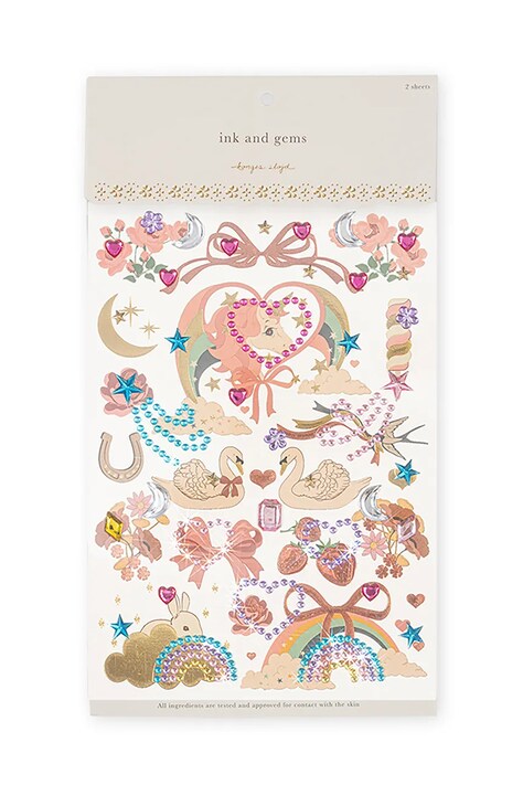 Konges Sløjd set de accesorii pentru styling GEM STONES AND TATTOOS KS102612