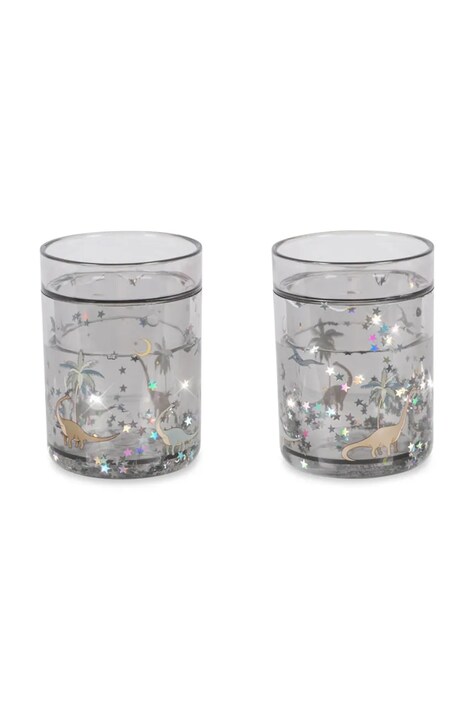 Konges Sløjd cană pentru bebelusi 2 PACK GLITTER CUPS 2-pack KS102642
